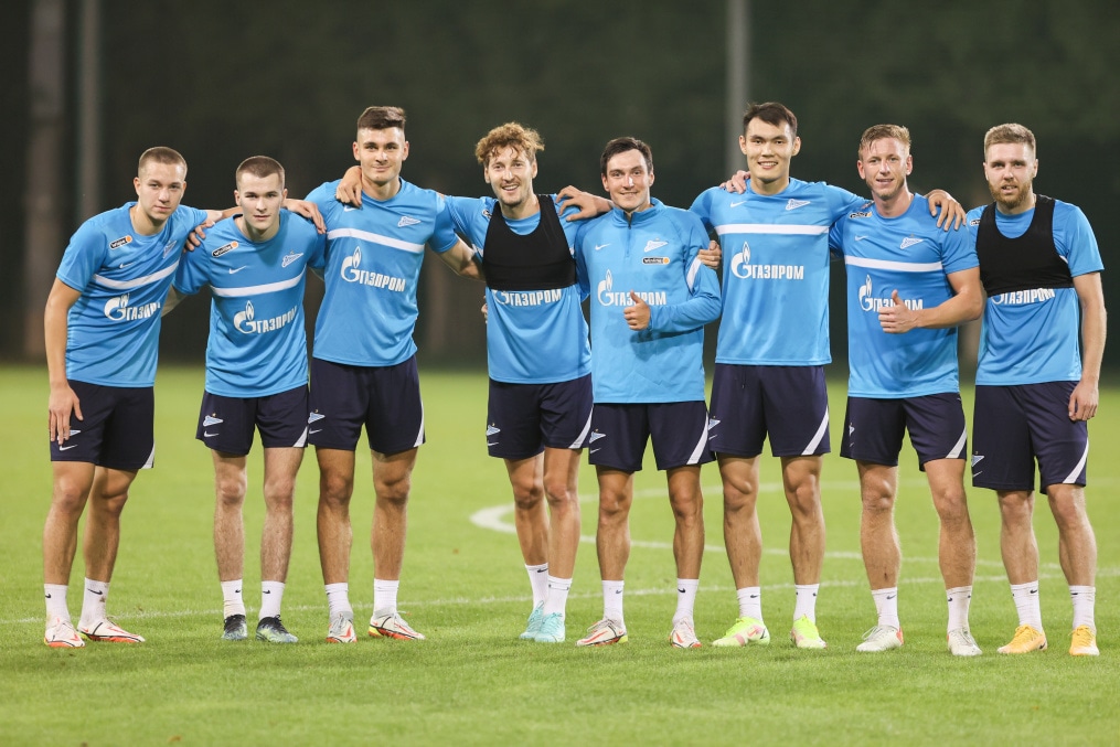 «Газпром»-тренировочные сборы в Дубае: 15 января, вечерняя тренировка