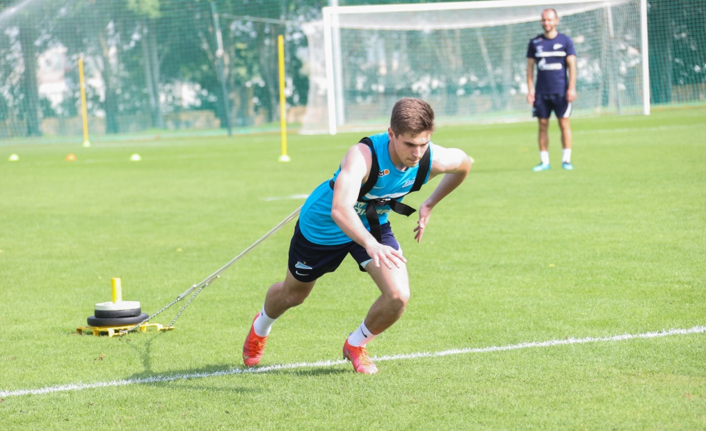 «Газпром»-тренировочные сборы в Дубае: 18 января, утренняя тренировка