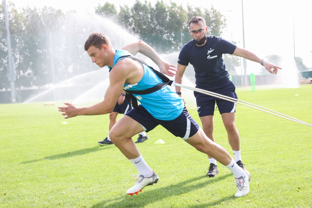 «Газпром»-тренировочные сборы в Дубае: 18 января, утренняя тренировка