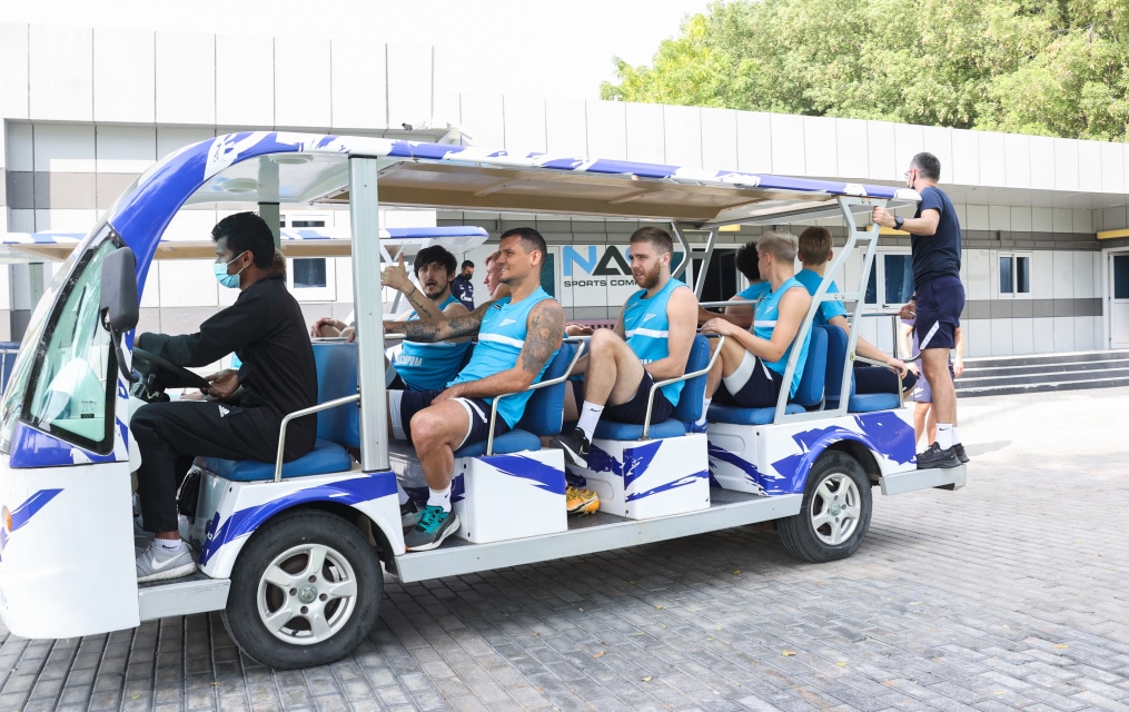 «Газпром»-тренировочные сборы в Дубае: 18 января, утренняя тренировка