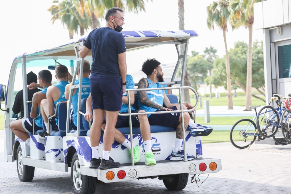 «Газпром»-тренировочные сборы в Дубае: 18 января, утренняя тренировка