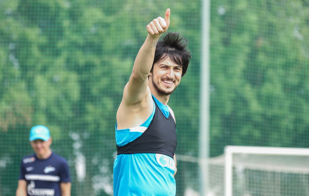 «Газпром»-тренировочные сборы в Дубае: 18 января, утренняя тренировка