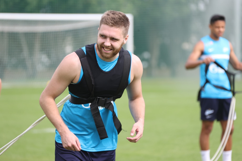 «Газпром»-тренировочные сборы в Дубае: 18 января, утренняя тренировка