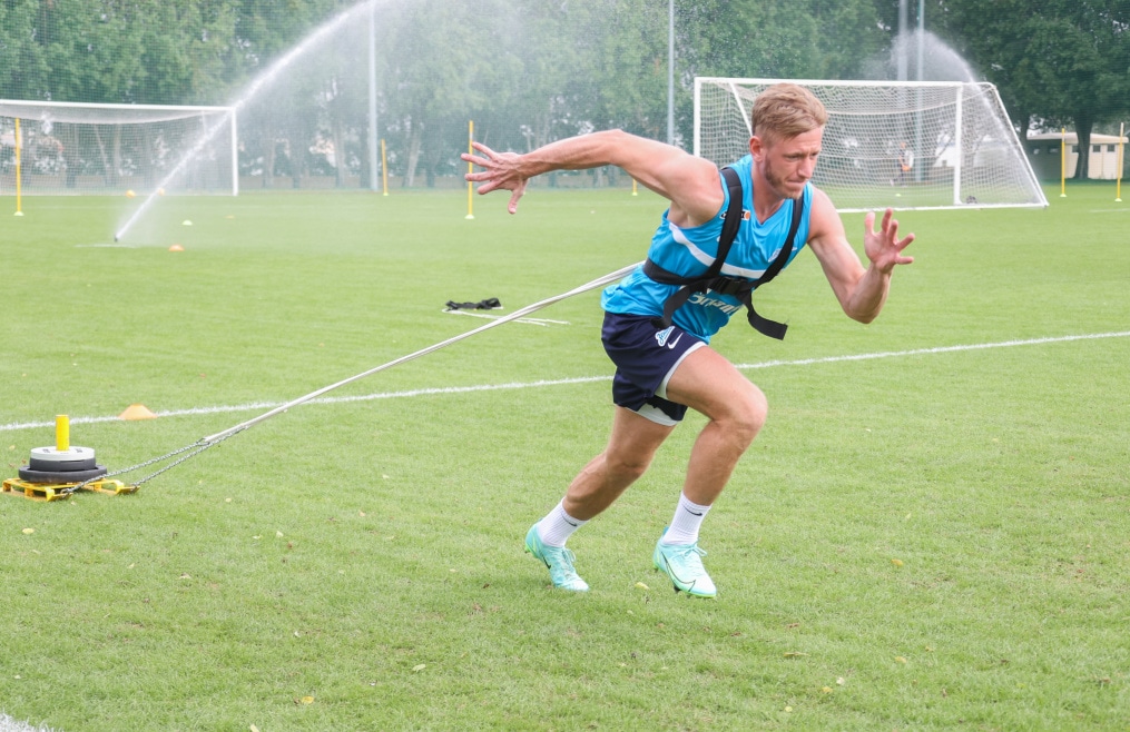 «Газпром»-тренировочные сборы в Дубае: 18 января, утренняя тренировка