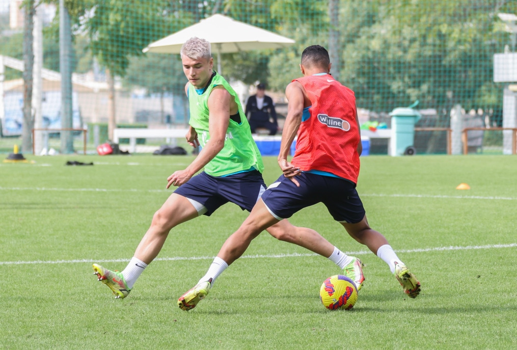 «Газпром»-тренировочные сборы в Дубае: 18 января, утренняя тренировка