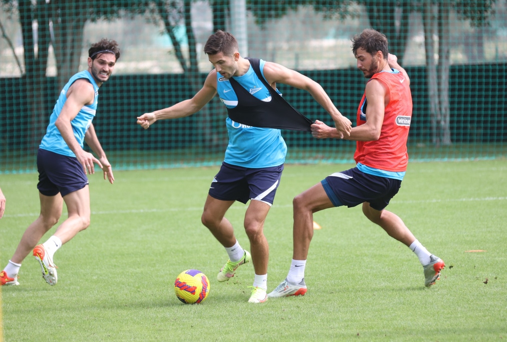 «Газпром»-тренировочные сборы в Дубае: 18 января, утренняя тренировка