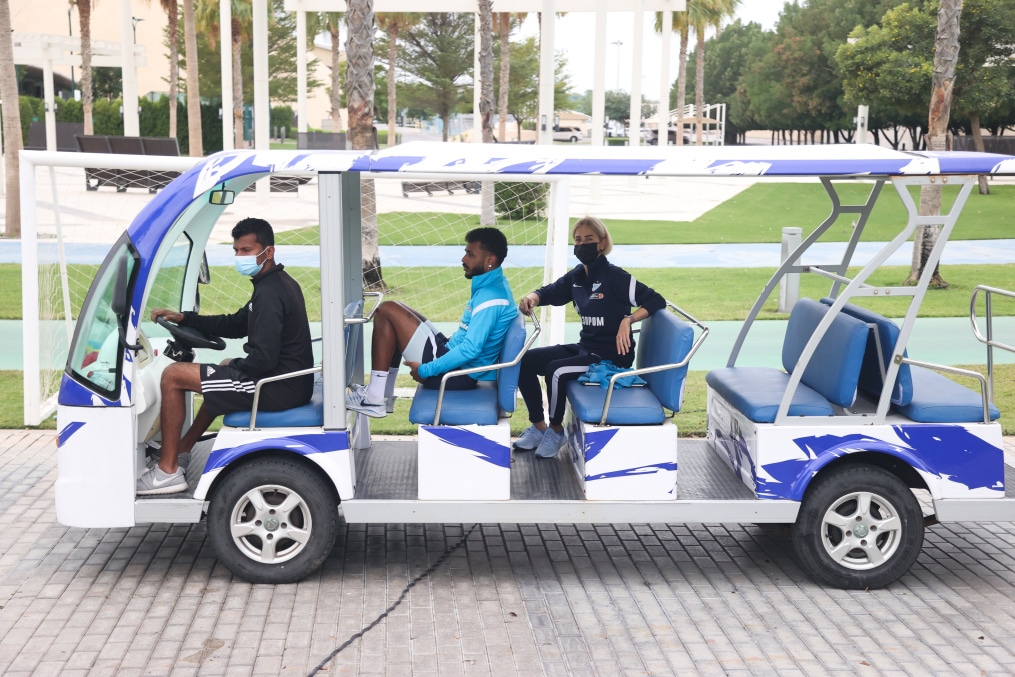 «Газпром»-тренировочные сборы в Дубае: 20 января, утренняя тренировка