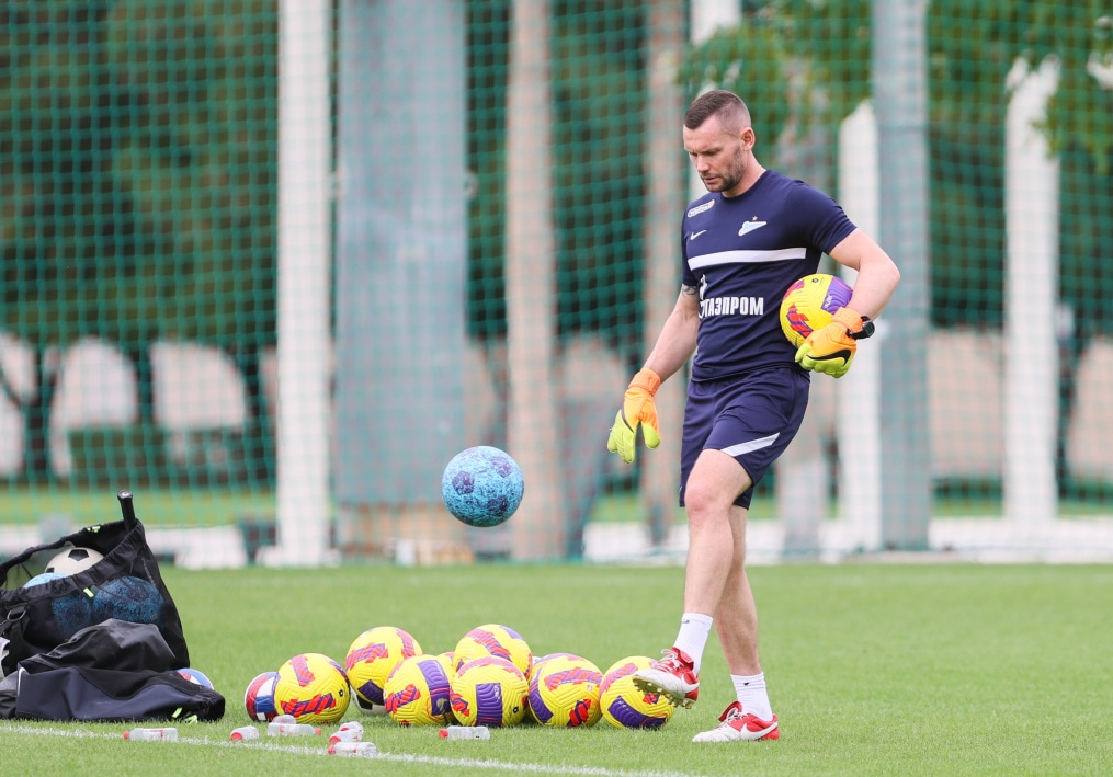 «Газпром»-тренировочные сборы в Дубае: 20 января, утренняя тренировка