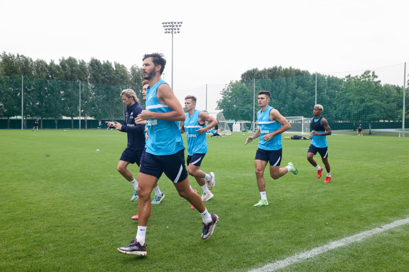 «Газпром»-тренировочные сборы в Дубае: 20 января, утренняя тренировка