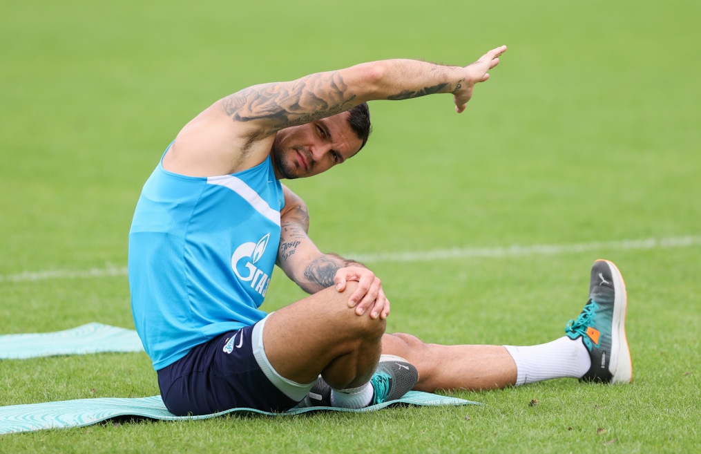 «Газпром»-тренировочные сборы в Дубае: 20 января, утренняя тренировка