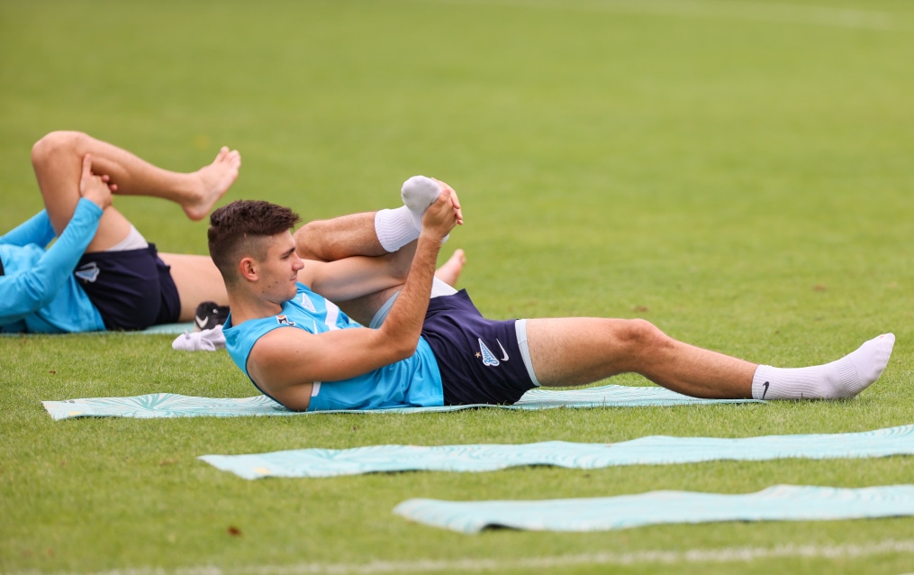 «Газпром»-тренировочные сборы в Дубае: 20 января, утренняя тренировка