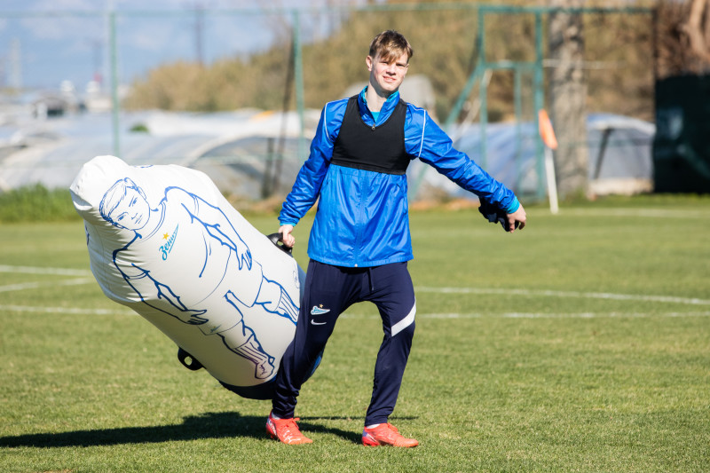 Сборы «Зенита»-м в Турции: 20 января, утренняя тренировка