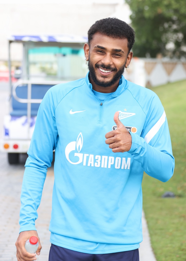 «Газпром»-тренировочные сборы в Дубае: 23 января, утренняя тренировка