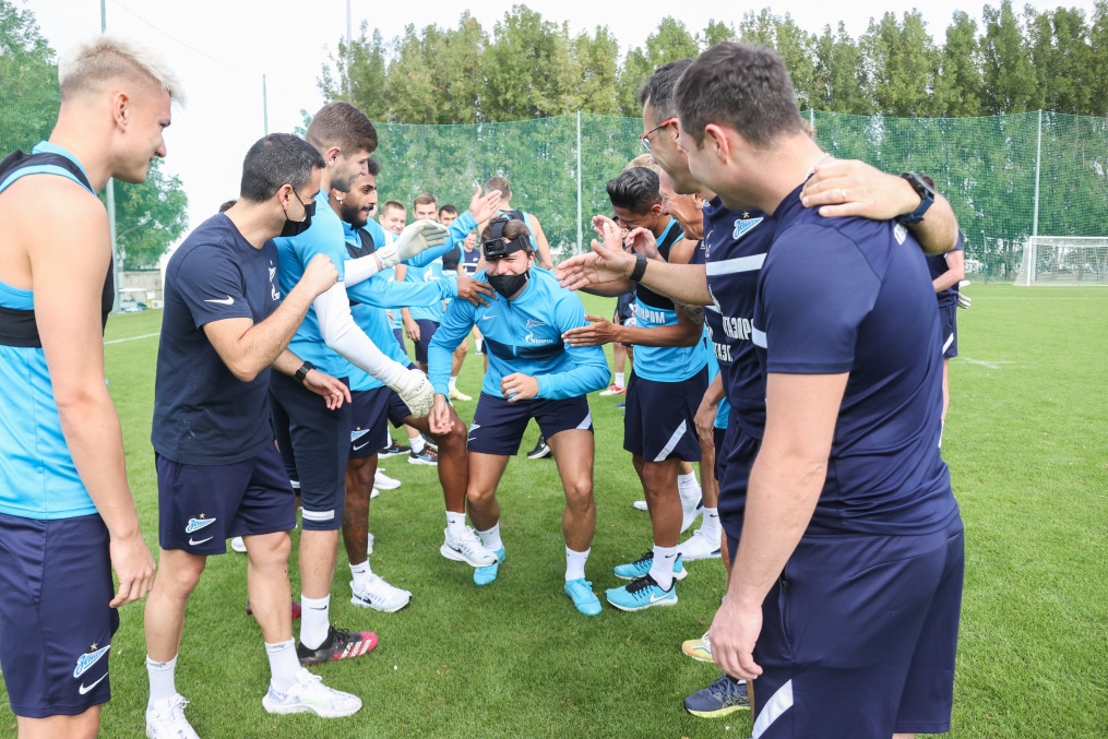 «Газпром»-тренировочные сборы в Дубае: 23 января, утренняя тренировка