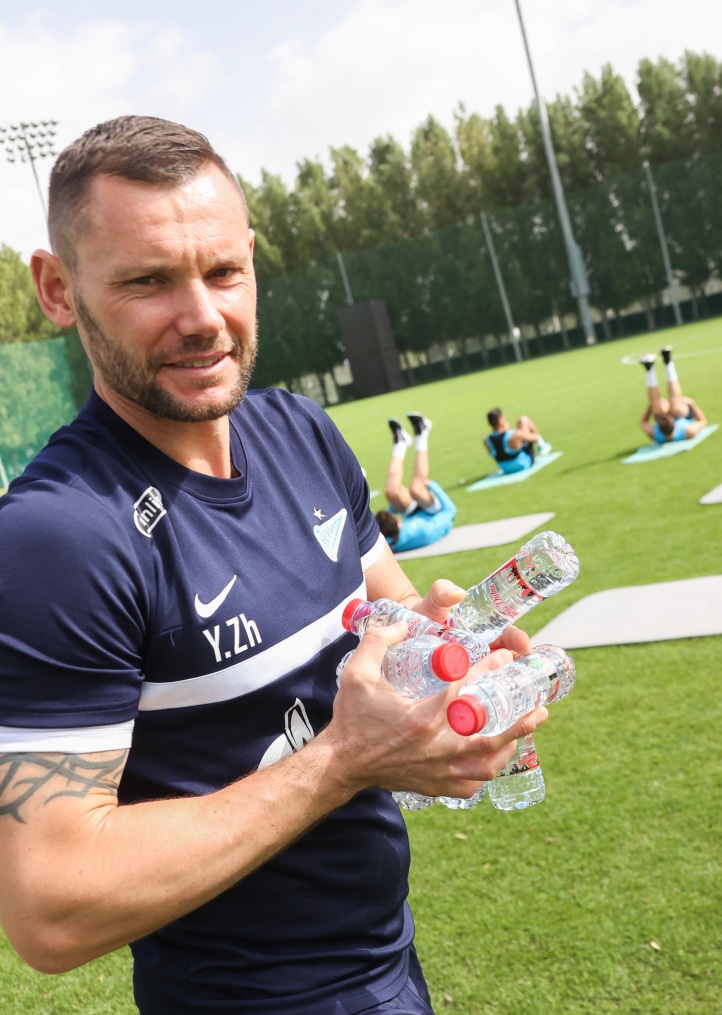 «Газпром»-тренировочные сборы в Дубае: 23 января, утренняя тренировка