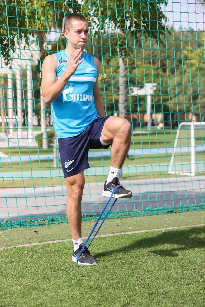 «Газпром»-тренировочные сборы в Дубае: 23 января, утренняя тренировка