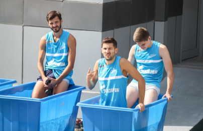 «Газпром»-тренировочные сборы в Дубае: 23 января, утренняя тренировка