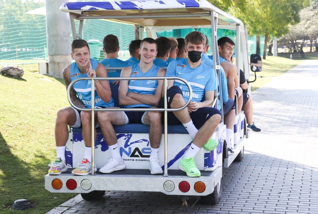 «Газпром»-тренировочные сборы в Дубае: 24 января, утренняя тренировка