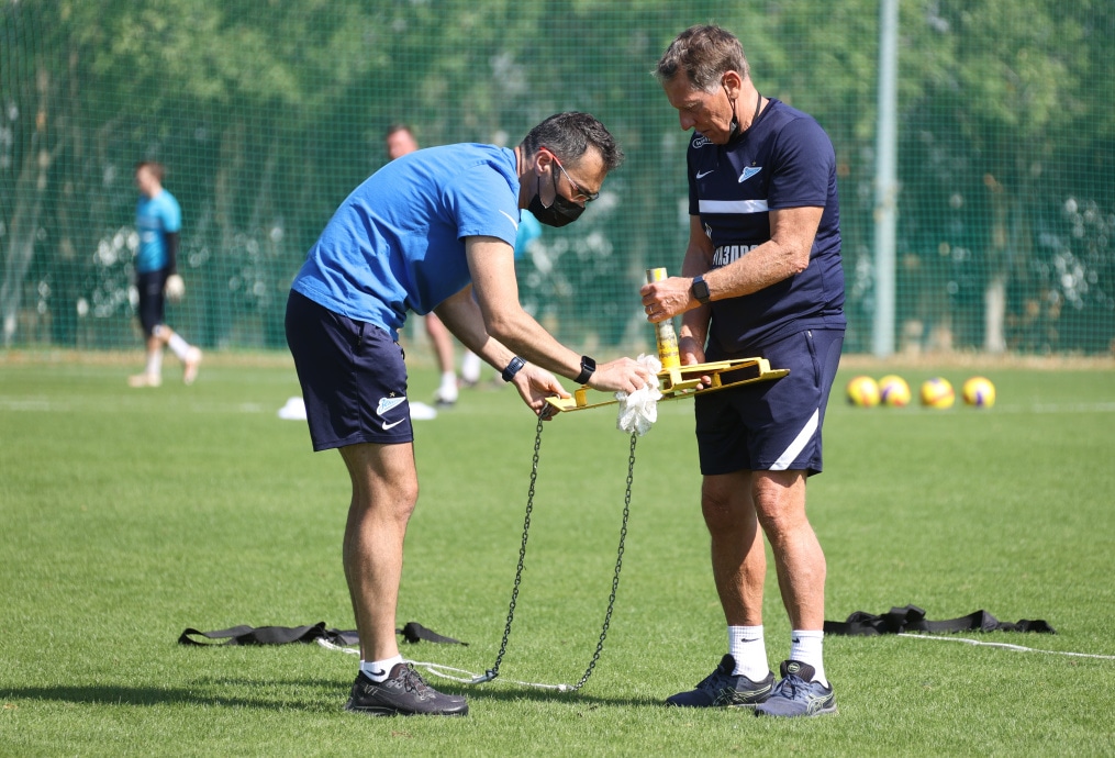 «Газпром»-тренировочные сборы в Дубае: 24 января, утренняя тренировка