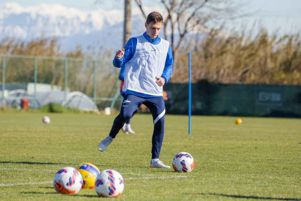 Сборы «Зенита»-м в Турции: 24 января, утренняя тренировка