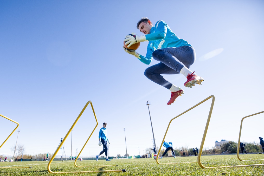 Сборы «Зенита»-м в Турции: 24 января, утренняя тренировка