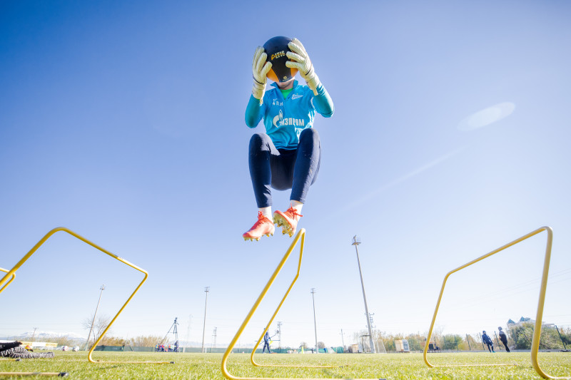 Сборы «Зенита»-м в Турции: 24 января, утренняя тренировка