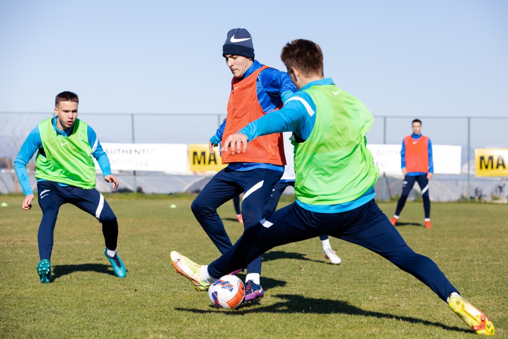 Сборы «Зенита»-м в Турции: 24 января, утренняя тренировка