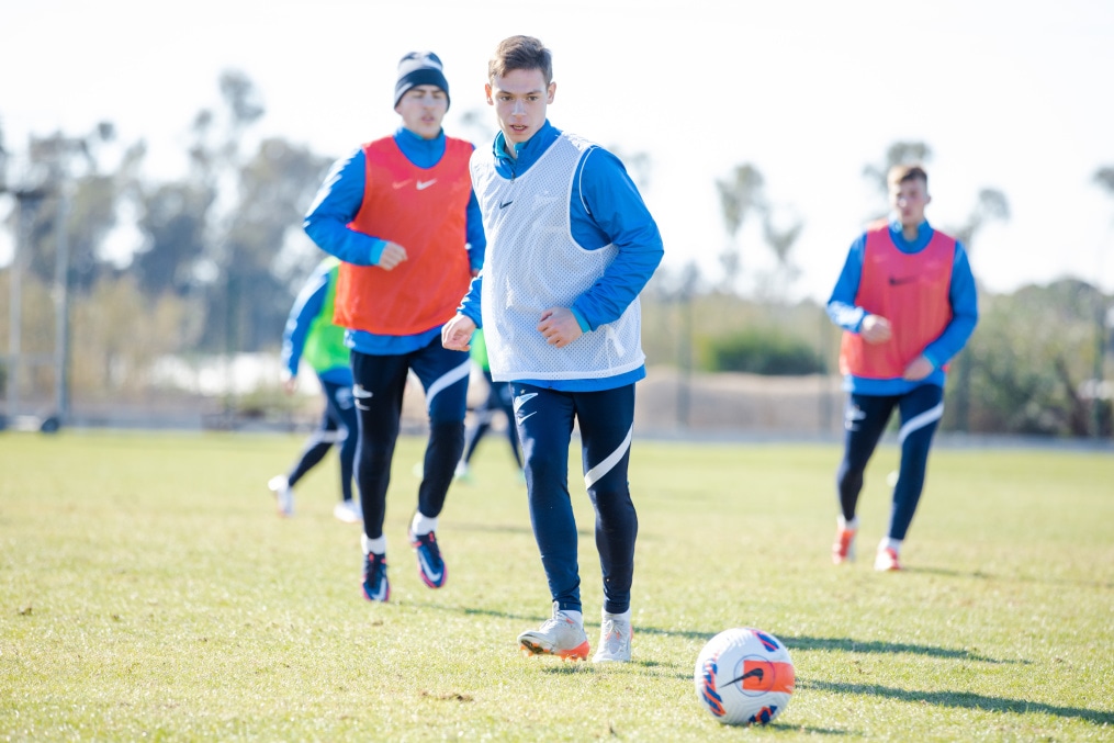 Сборы «Зенита»-м в Турции: 24 января, утренняя тренировка