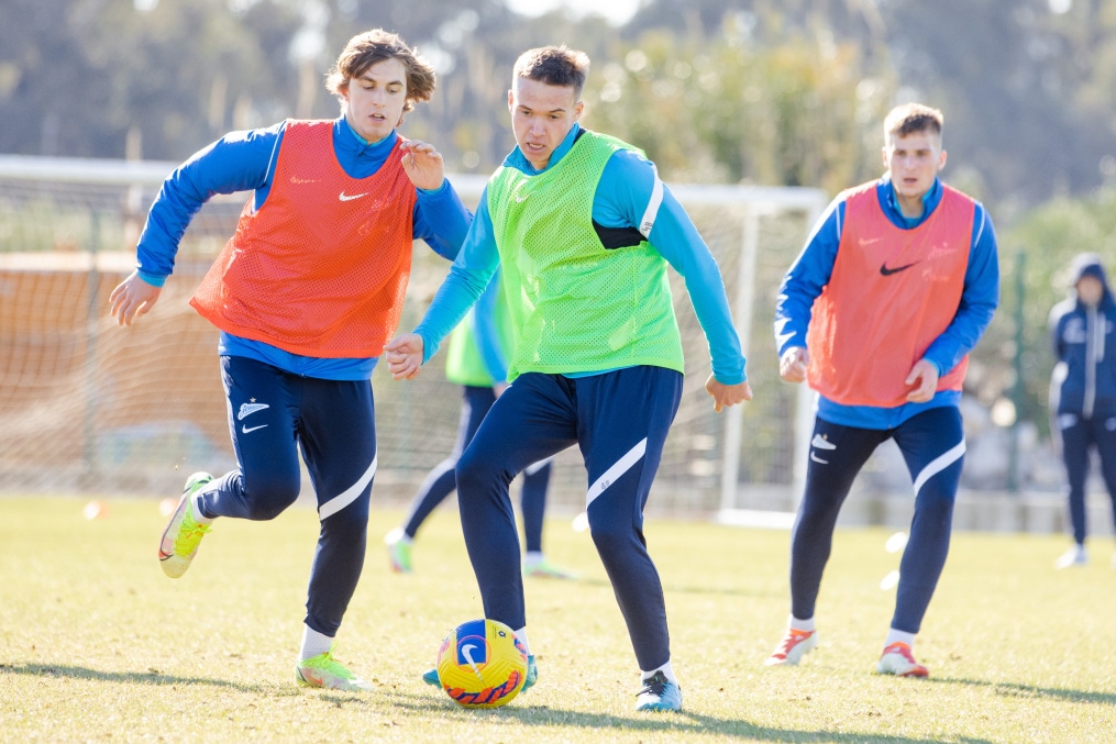 Сборы «Зенита»-м в Турции: 24 января, утренняя тренировка