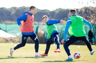 Сборы «Зенита»-м в Турции: 24 января, утренняя тренировка