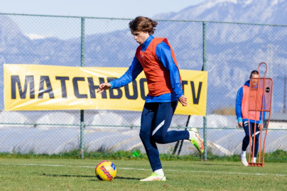 Сборы «Зенита»-м в Турции: 24 января, утренняя тренировка