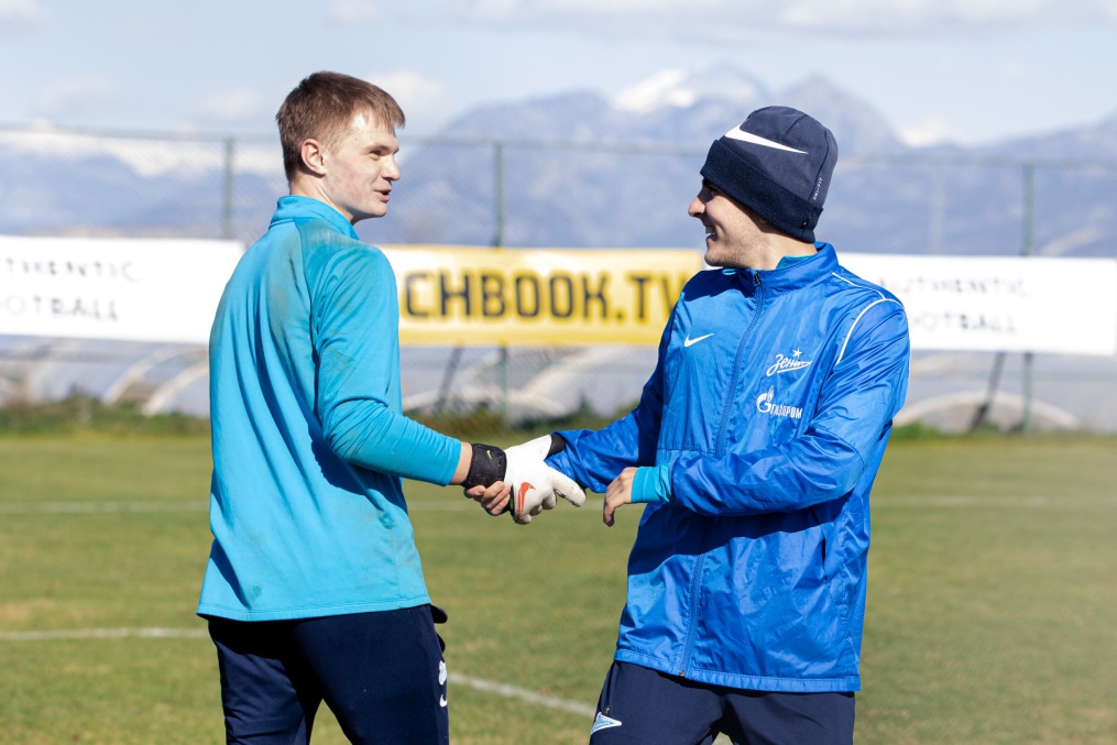 Сборы «Зенита»-м в Турции: 24 января, утренняя тренировка