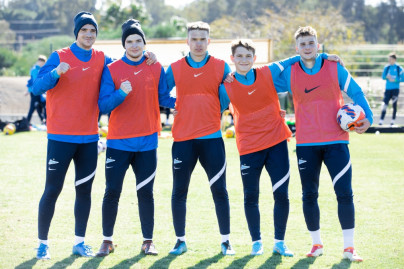 Сборы «Зенита»-м в Турции: 24 января, утренняя тренировка