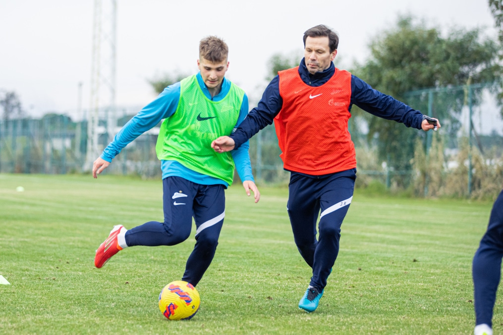 Сборы «Зенита»-м в Турции: 25 января, вечерняя тренировка