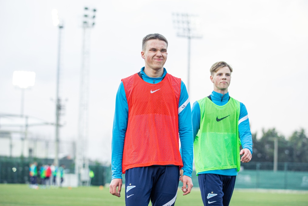 Сборы «Зенита»-м в Турции: 25 января, вечерняя тренировка