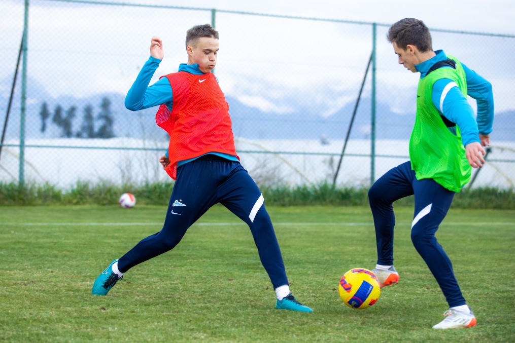 Сборы «Зенита»-м в Турции: 25 января, вечерняя тренировка