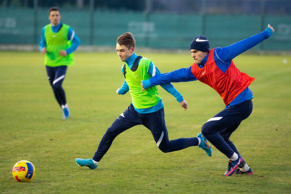 Сборы «Зенита»-м в Турции: 25 января, вечерняя тренировка