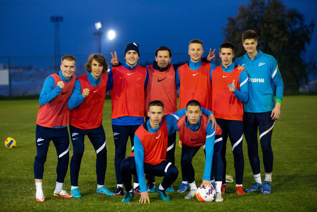 Сборы «Зенита»-м в Турции: 25 января, вечерняя тренировка