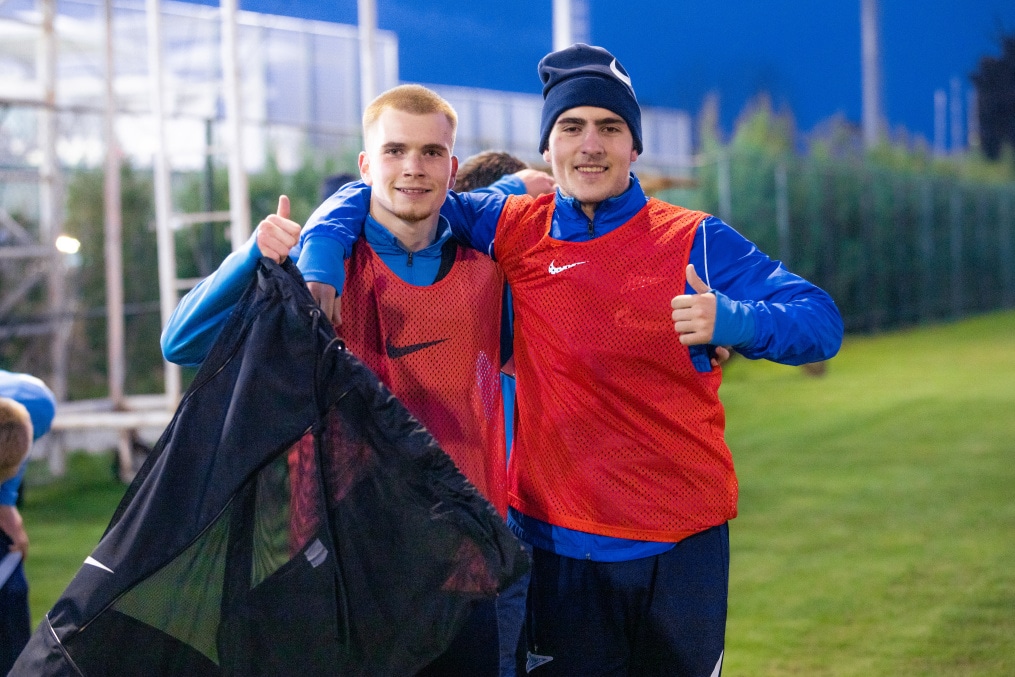 Сборы «Зенита»-м в Турции: 25 января, вечерняя тренировка