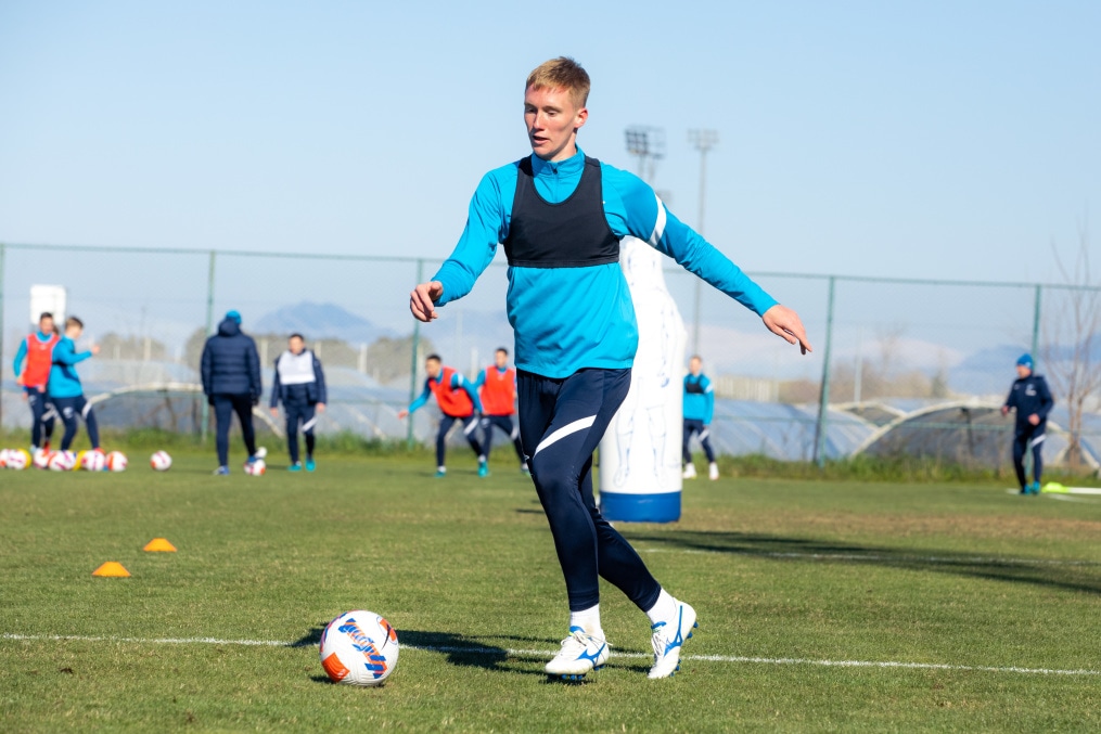 Сборы «Зенита»-м в Турции: 27 января, утренняя тренировка