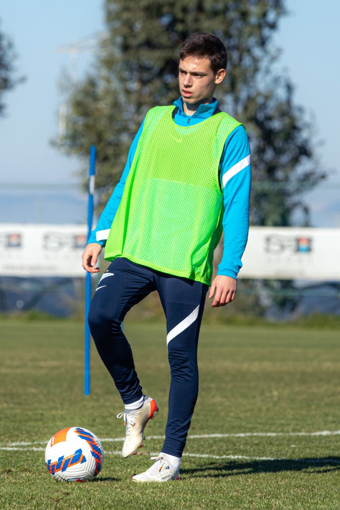 Сборы «Зенита»-м в Турции: 27 января, утренняя тренировка