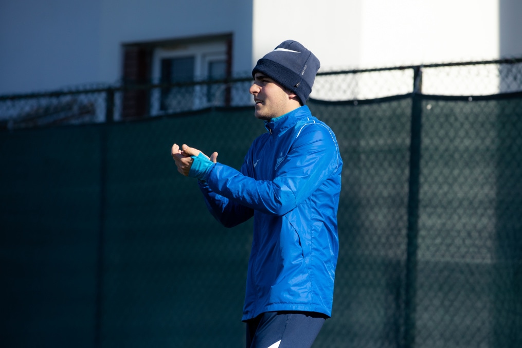 Сборы «Зенита»-м в Турции: 27 января, утренняя тренировка