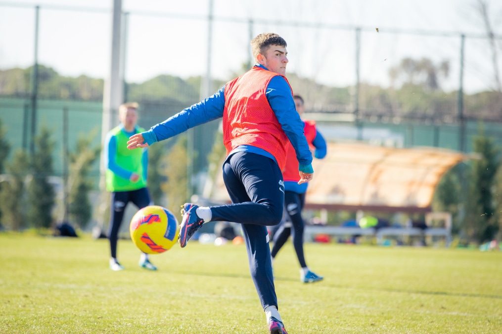 Сборы «Зенита»-м в Турции: 27 января, утренняя тренировка