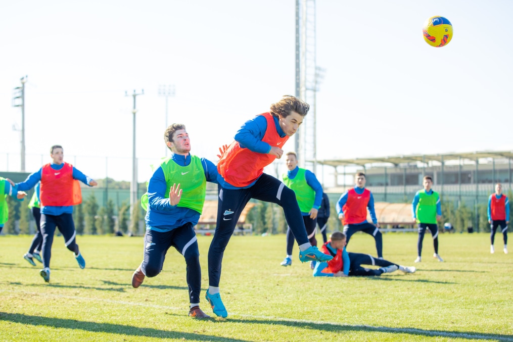 Сборы «Зенита»-м в Турции: 27 января, утренняя тренировка