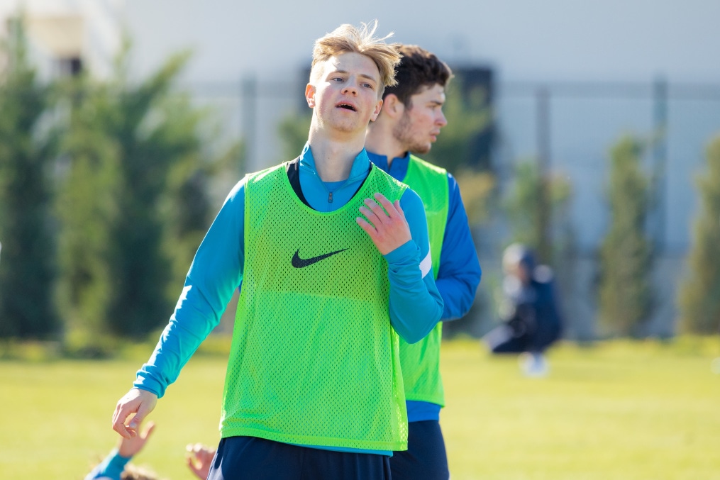 Сборы «Зенита»-м в Турции: 27 января, утренняя тренировка