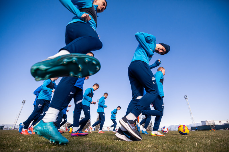 Сборы «Зенита»-м в Турции: 28 января, утренняя тренировка