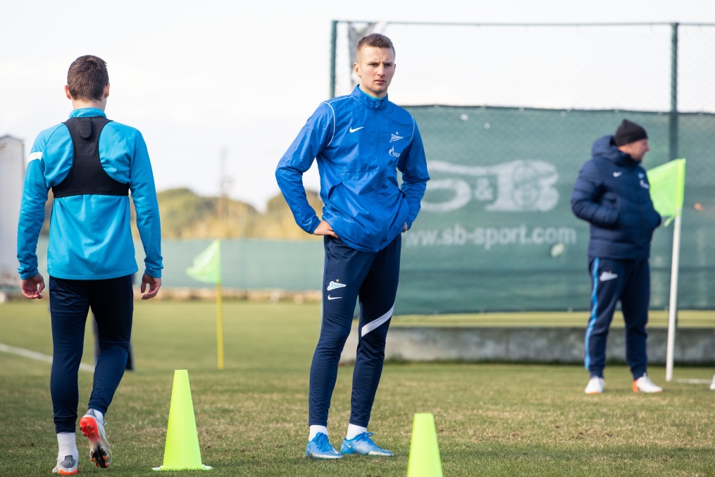 Сборы «Зенита»-м в Турции: 28 января, утренняя тренировка