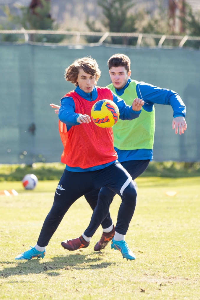 Сборы «Зенита»-м в Турции: 28 января, утренняя тренировка