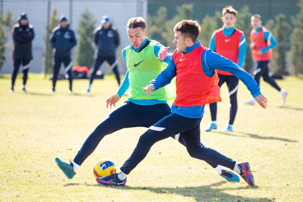 Сборы «Зенита»-м в Турции: 28 января, утренняя тренировка