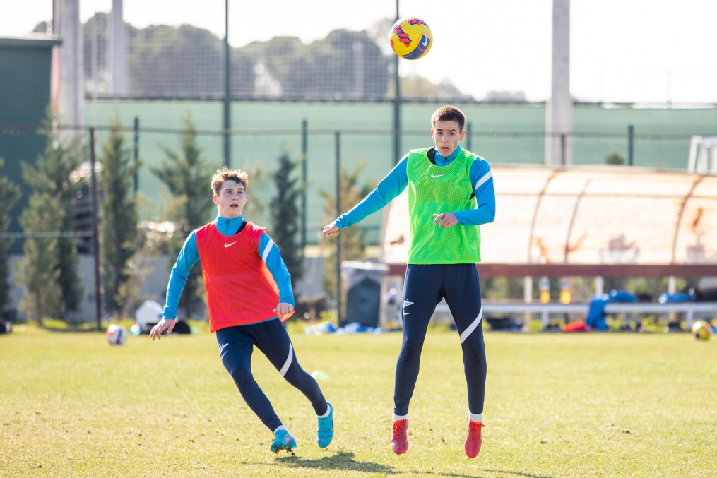 Сборы «Зенита»-м в Турции: 28 января, утренняя тренировка